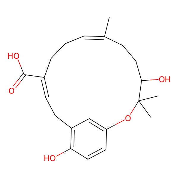 2D Structure of Petchiether A
