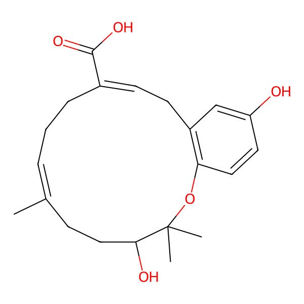 2D Structure of Petchiether B