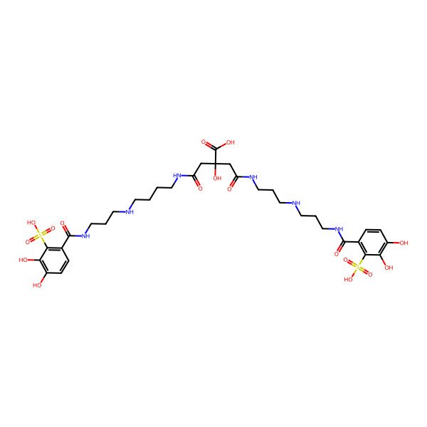 2D Structure of Petrobactin disulfonate