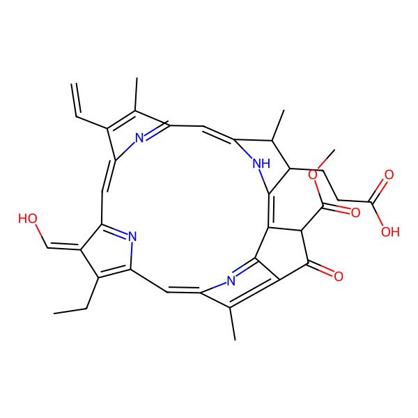 2D Structure of Phaeophorbide b