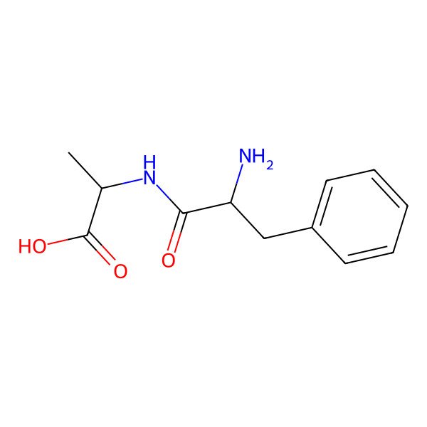 2D Structure of L-Phenylalanyl-L-alanine
