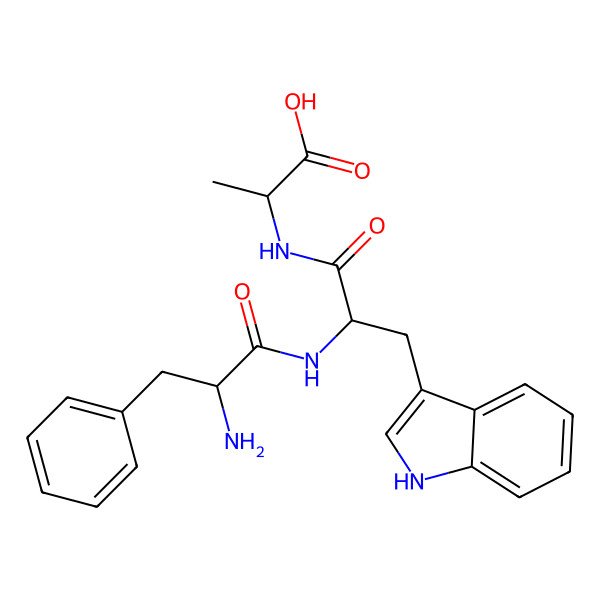 2D Structure of Phe-Trp-Ala