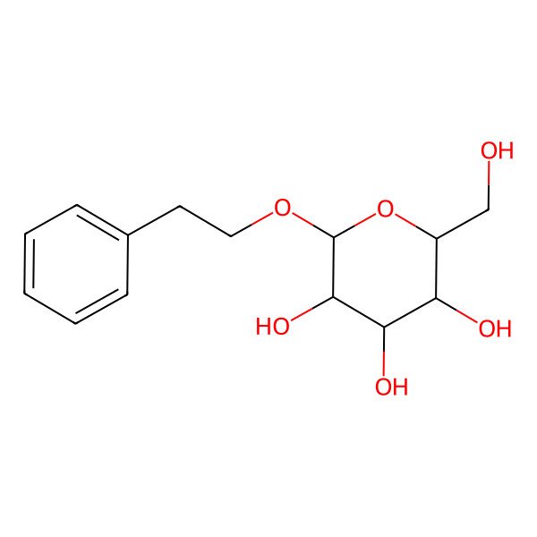 2D Structure of Phenethyl beta-D-galactopyranoside