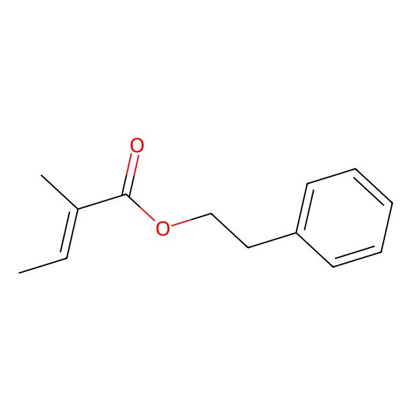 2D Structure of Phenethyl tiglate