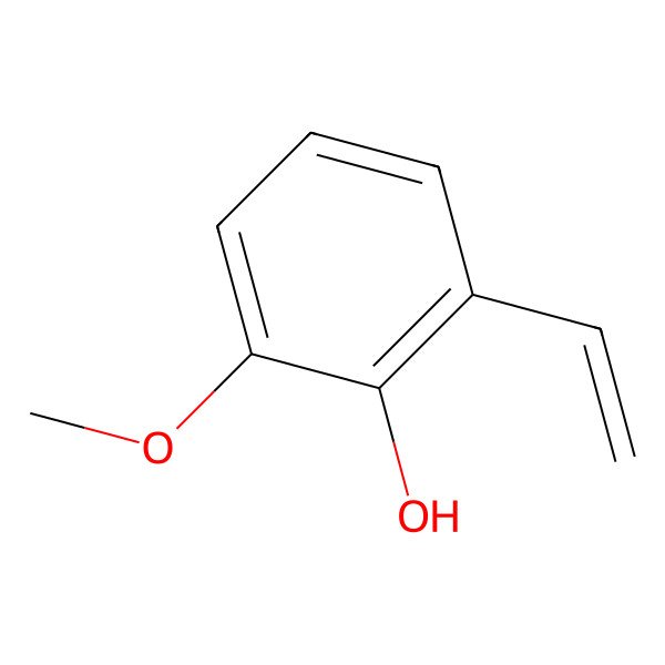 2D Structure of Phenol, 2-ethenyl-6-methoxy- 2D Structure of Phenol, 2-ethenyl-6-methoxy-