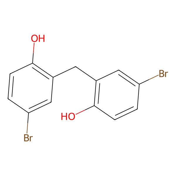 2D Structure of 2,2'-Methylenebis(4-bromophenol)