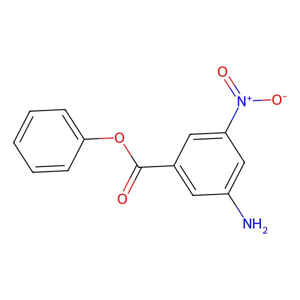 2D Structure of Phenyl 3-amino-5-nitrobenzoate
