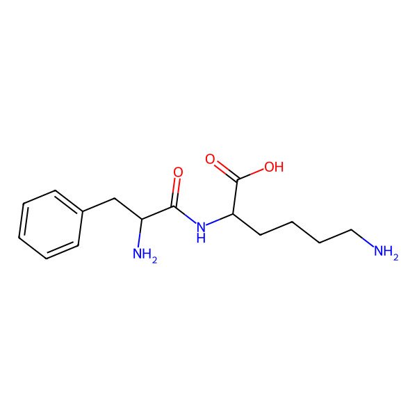 2D Structure of Phenylalanyl-Lysine