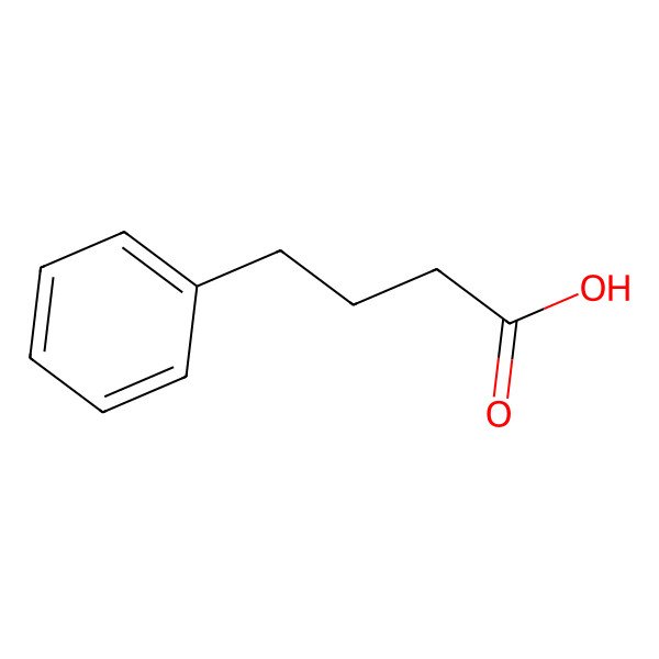 2D Structure of 4-Phenylbutyric Acid