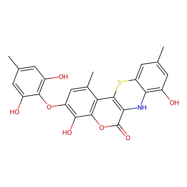 2D Structure of Pheofungin D