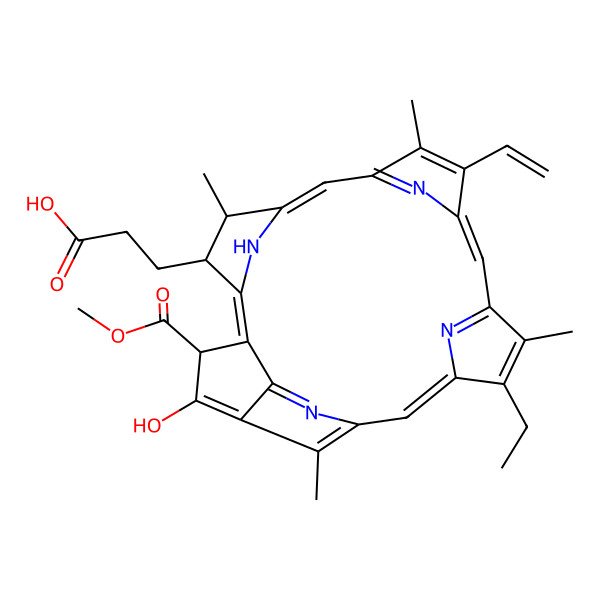 2D Structure of Pheophorbide a