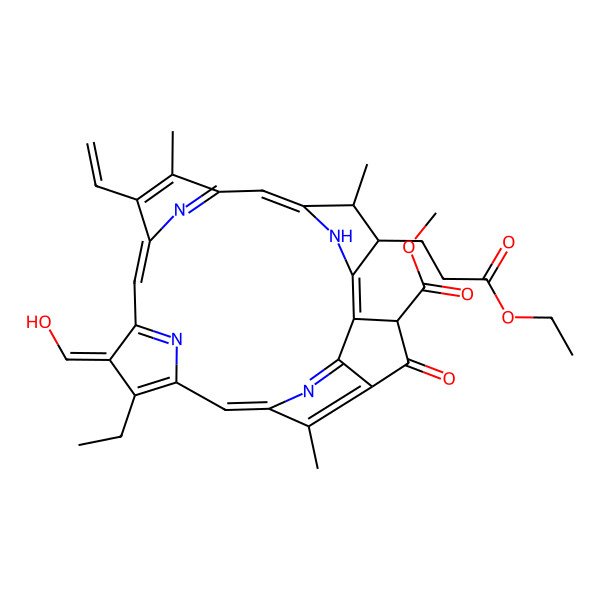 2D Structure of Pheophorbide b ethyl ester
