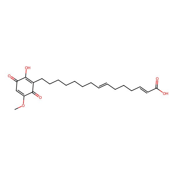 2D Structure of Phlebiachrysoic acid A