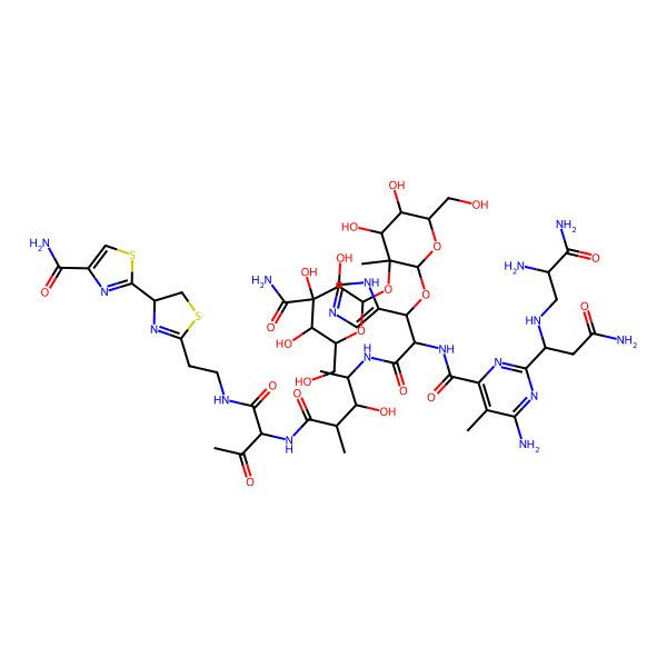 2D Structure of Phleomycin
