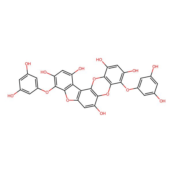 2D Structure of Phlorofucofuroeckol A