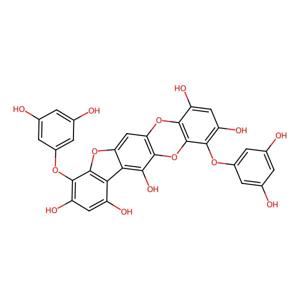 2D Structure of Phlorofucofuroeckol B