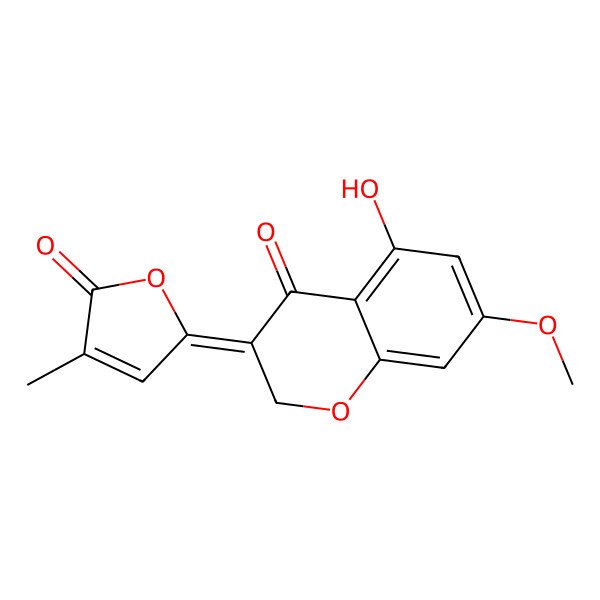 2D Structure of Phomo-2,3-dihydrochromone