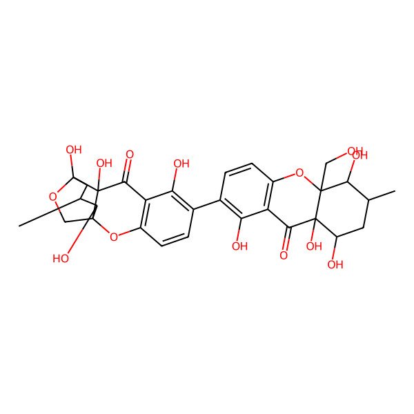 2D Structure of Phomoxanthone D