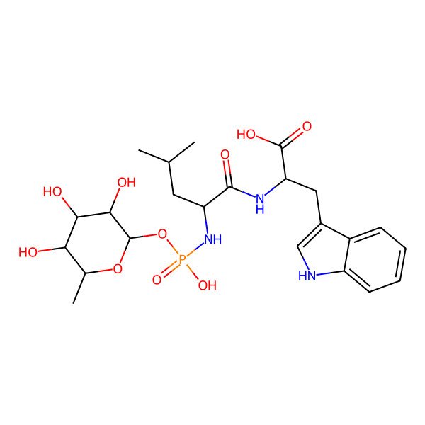 2D Structure of Phophoramidon