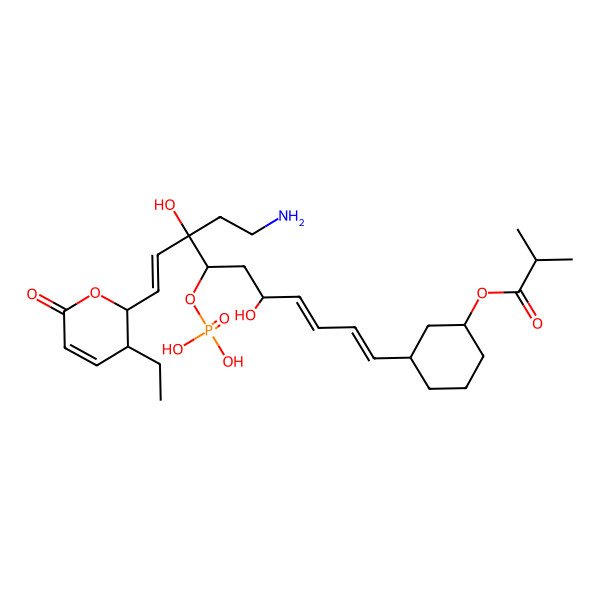 2D Structure of Phoslactomycin A