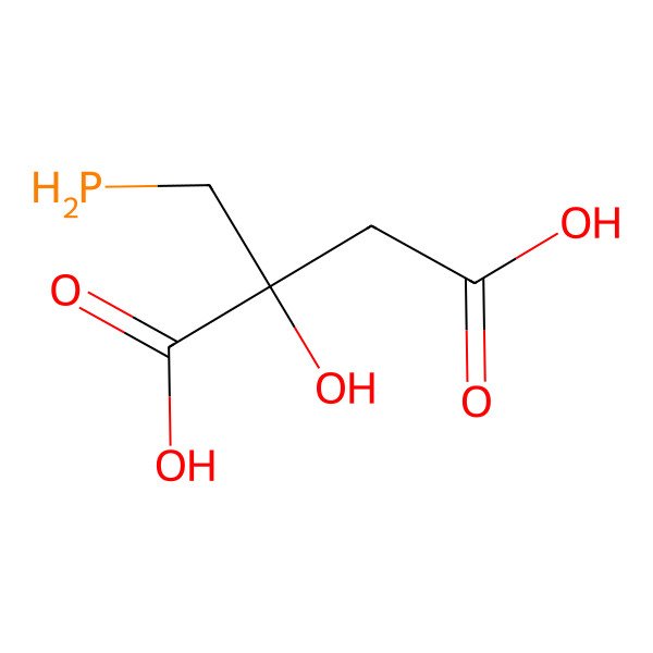 2D Structure of Phosphinomethyl malic acid