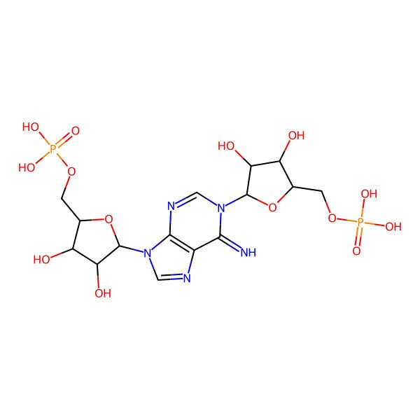 2D Structure of phosphoribosyl-AMP