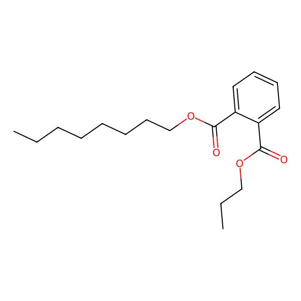 2D Structure of Phthalic acid, octyl propyl ester