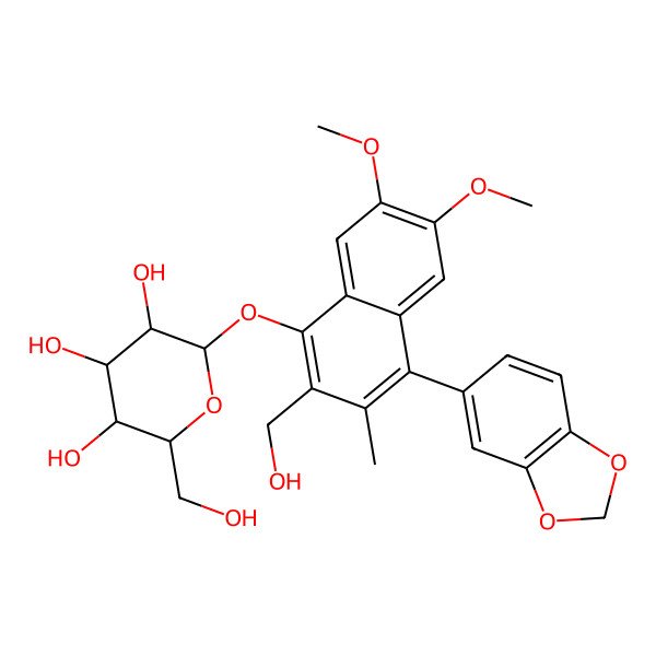 2D Structure of Phyllamyricoside A