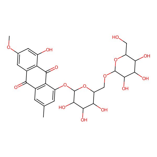 2D Structure of Physcion-beta-D-gentiobioside