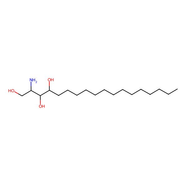 2D Structure of Phytosphingosine