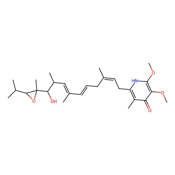 2D Structure of Piericidin C3