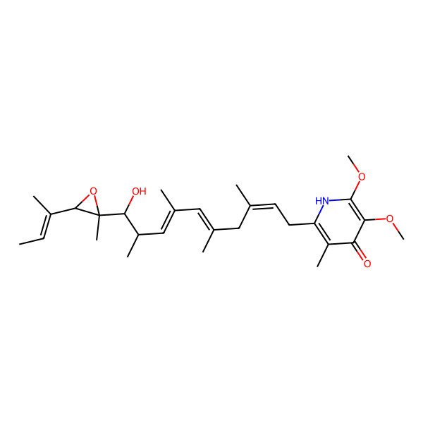 2D Structure of Piericidin C8