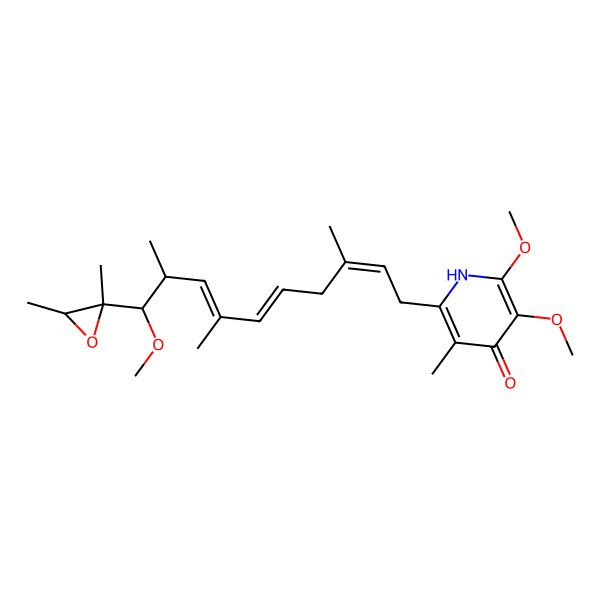 2D Structure of Piericidin G