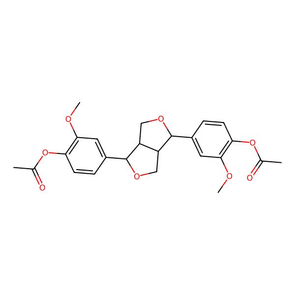 2D Structure of Pinoresinol diacetate