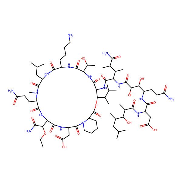 2D Structure of Pipecolidepsin A