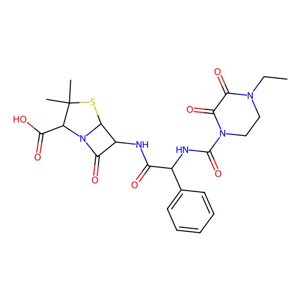 2D Structure of Piperacillin