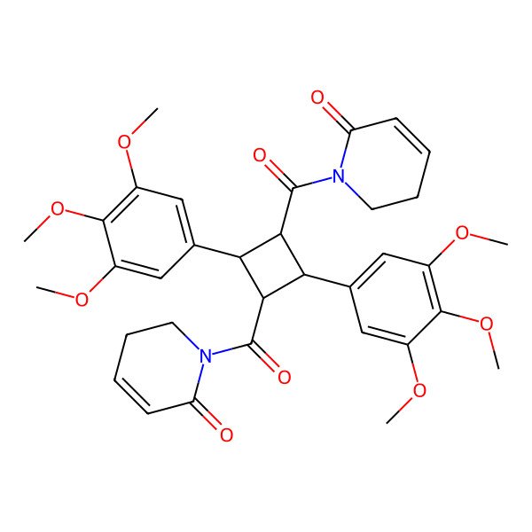 2D Structure of piplartine dimer A