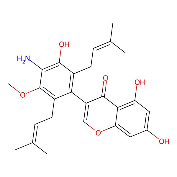 2D Structure of Piscerythramine