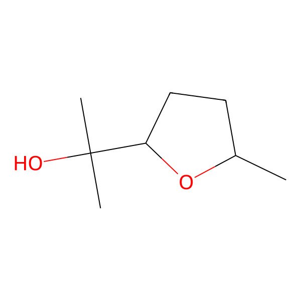 2D Structure of 2-[(2R,5S)-5-methyloxolan-2-yl]propan-2-ol