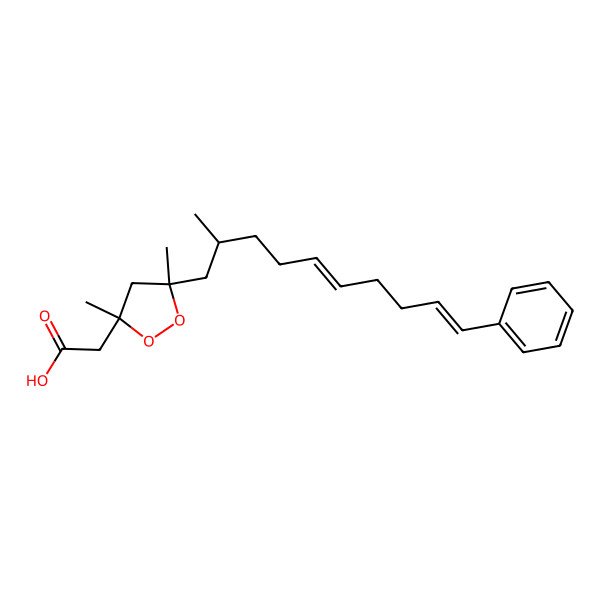 2D Structure of Plakinic Acid D