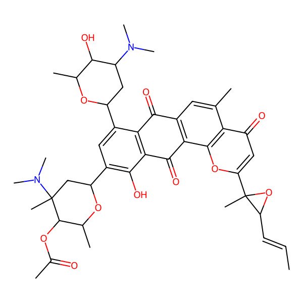 2D Structure of Pluramycin A
