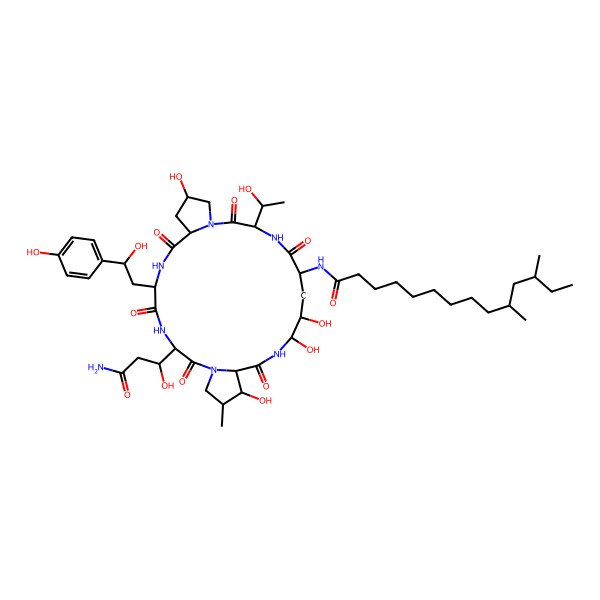 2D Structure of Pneumocandin A1