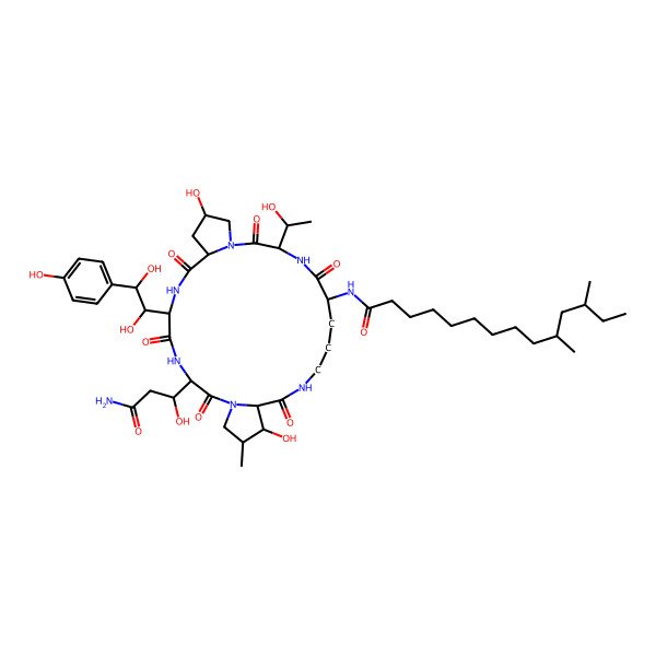 2D Structure of Pneumocandin A2