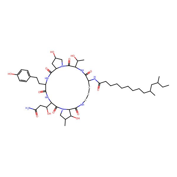 2D Structure of Pneumocandin A4