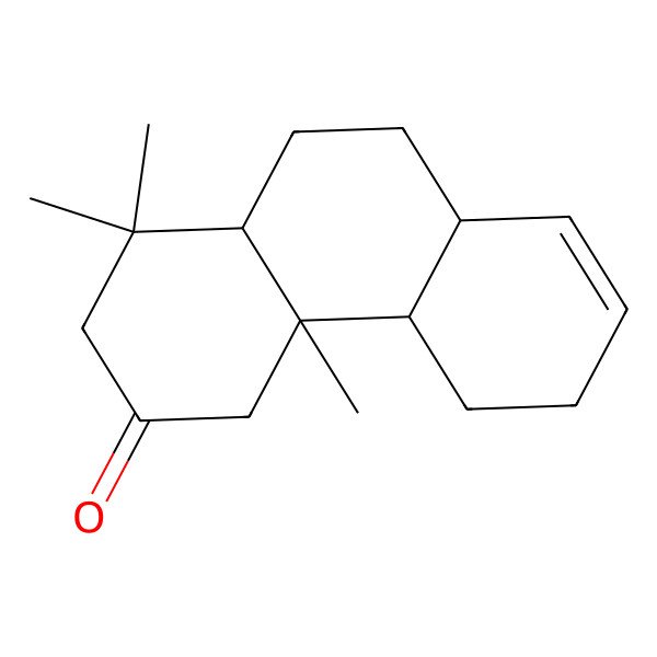 2D Structure of Podocarp-7-en-3-one