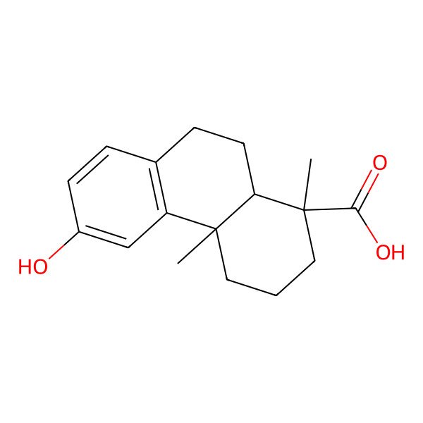 2D Structure of Podocarpic acid