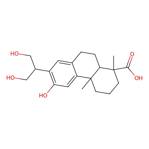 2D Structure of Pododacric acid 2D Structure of Pododacric acid