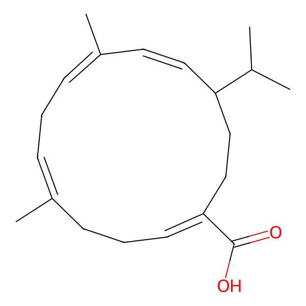 2D Structure of Poilaneic acid