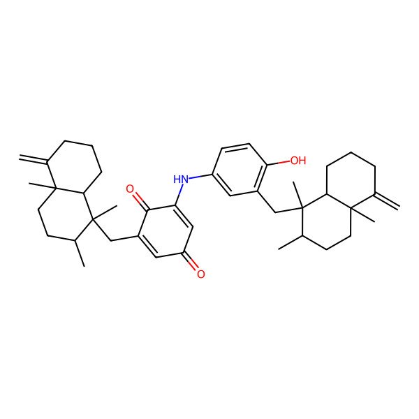 2D Structure of popolohuanone A