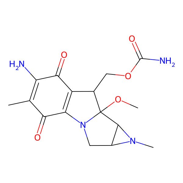 2D Structure of Porfiromycin
